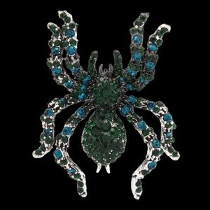 Vintage style Swarovski Crystal spider Brooch. NWT